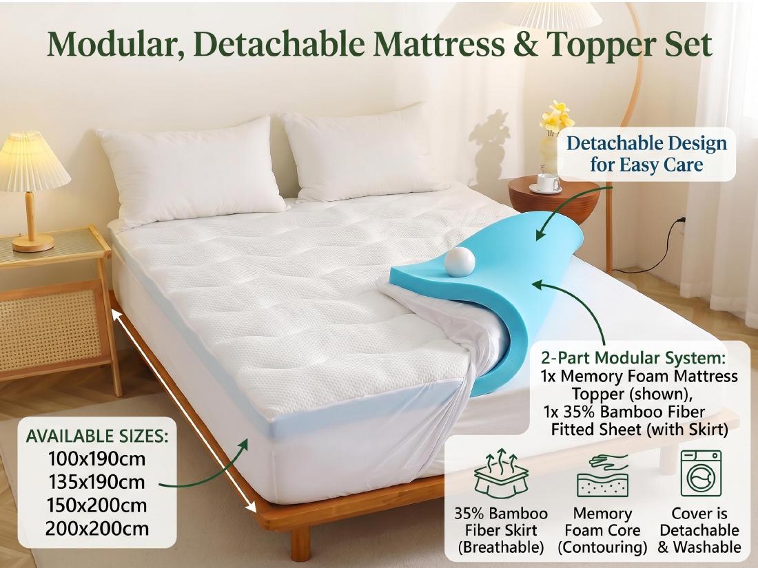 Detachable Mattress & Topper product specification reference