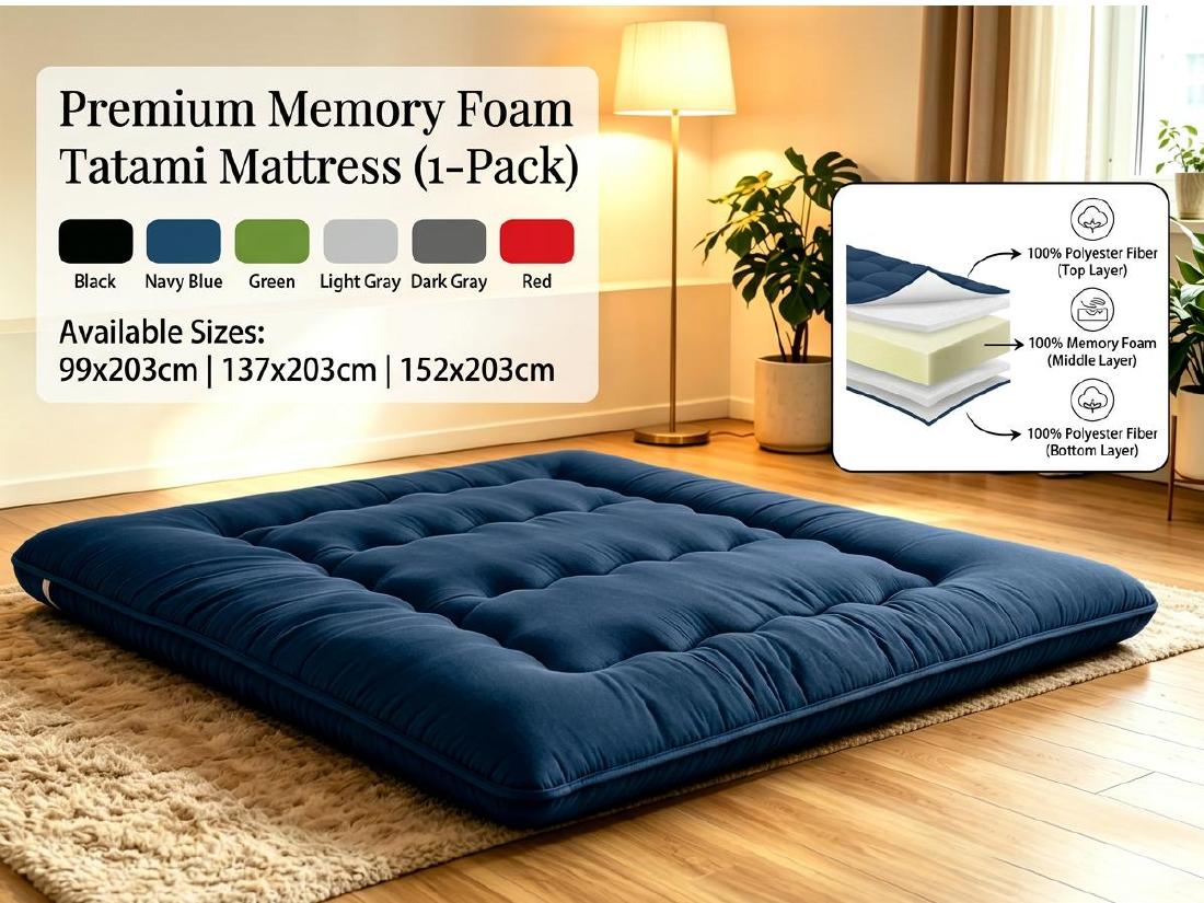 Tatami Memory Foam Mattress product specification reference